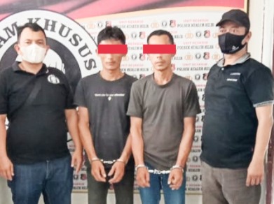 2 Pria Pengedar dan Pengisap Sabu Diamankan Personil Polsek Kualuh Hilir Polres Labuhanbatu