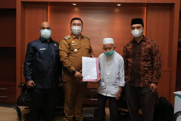 2,7 Hektar Tanah Diwakafkan Untuk Pesantren di Labura
