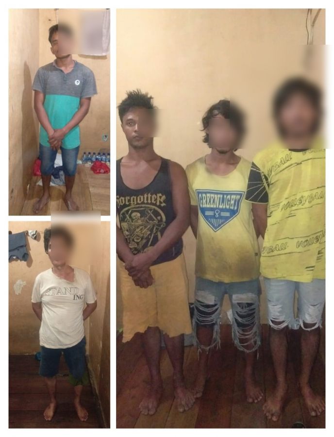 5 Orang Diamankan Polsek Kualuh Hulu Terkait Tindak Pidana Narkoba