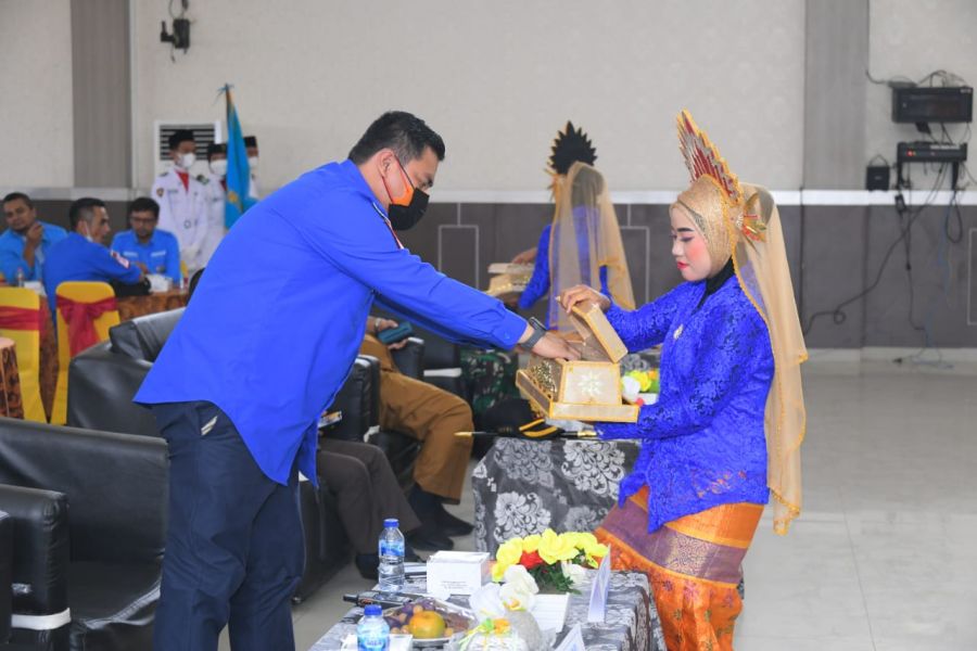 Bupati Hendriyanto Hadiri Pelantikan DPD BKPRMI Labura