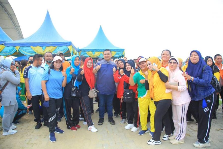 Bupati Hendriyanto Hadiri Giat Gebyar Sekolah Sehat