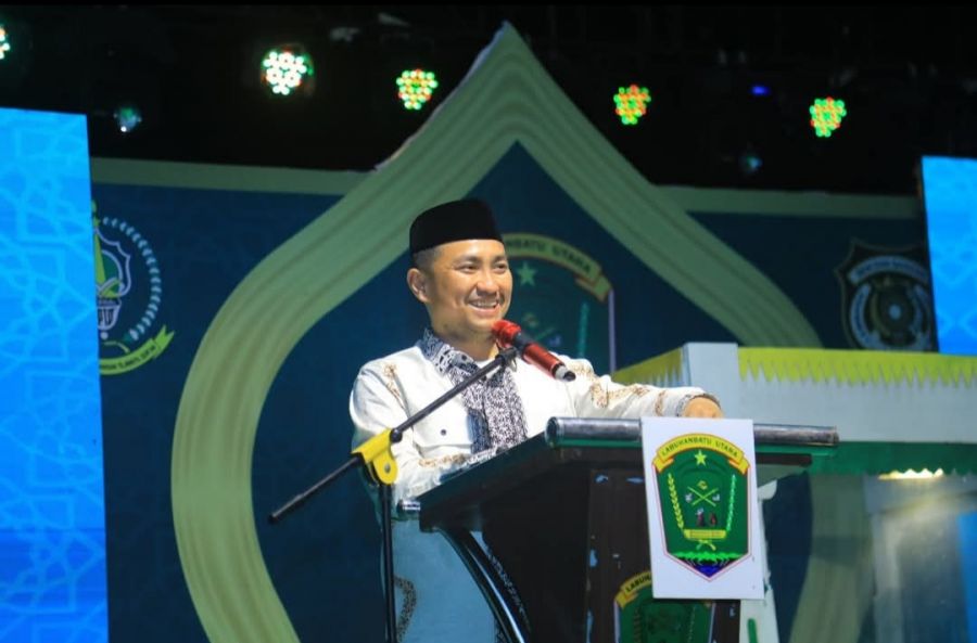 Bupati Hendriyanto Membuka Pelaksanaan MTQ XVI & FSQ XVII Tingkat Kabupaten Labuhanbatu Utara Tahun