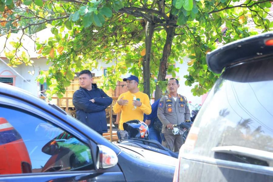 Bupati Hendriyanto Pantau Arus Mudik Sepanjang Jalinsum  Wilayah Labura