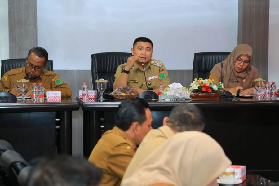 Bupati Hendriyanto Sitorus Gelar Coffe Morning Bersama OPD Labura