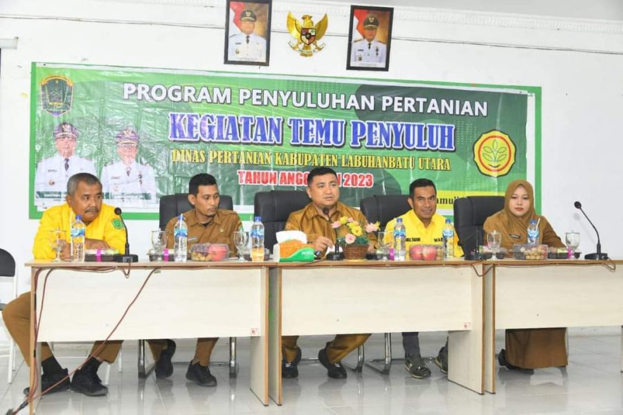 Bupati Hendriyanto Sitorus Hadiri Giat Temu Penyuluh Pertanian se-Labura