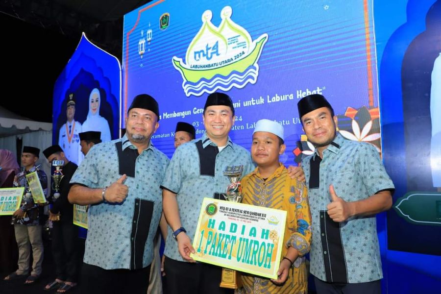 Bupati Hendriyanto Sitorus Secara Resmi Menutup Pelaksanaan MTQ  Tingkat Kabupaten