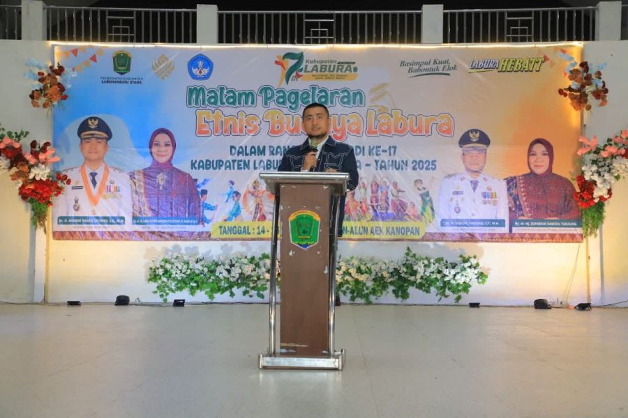 Bupati Hendriyanto Sitorus Tutup Kegiatan Pagelaran Etnis Budaya Tahun 2025