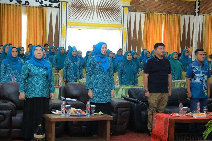 Bupati HYS Buka Pelatihan LP3PKK Tingkat Kabupaten Labura