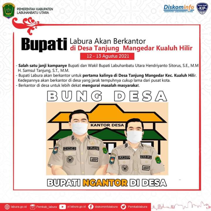 Bupati Labura akan Berkantor di Desa