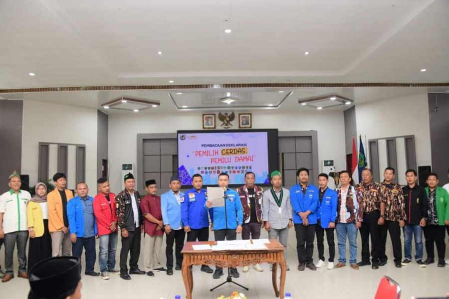 Bupati Labura Hadiri Kegiatan Pertemuan Pemilih Cerdas, Pemilu Damai