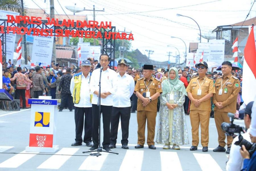 Bupati Labura Hadiri Peresmian IJD oleh Presiden Jokowi
