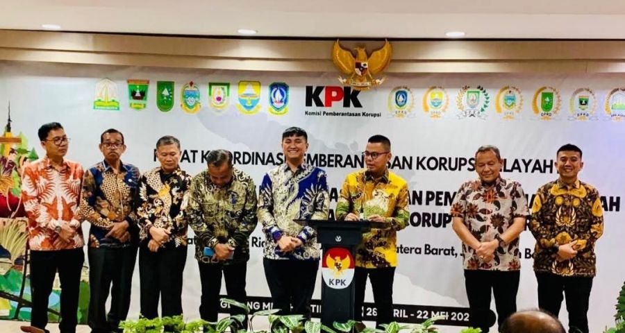 Bupati Labura Hadiri Rakor Penguatan Sinergi Kolaborasi KPK dan Pemerintah Daerah