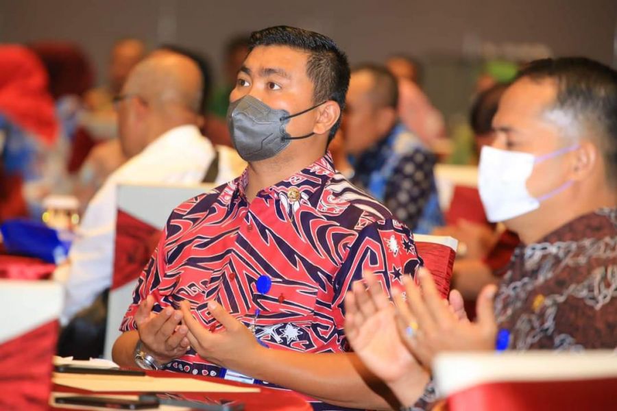Bupati Labura Hendriyanto Hadiri Launching Apkasi Otonomi Expo 2023