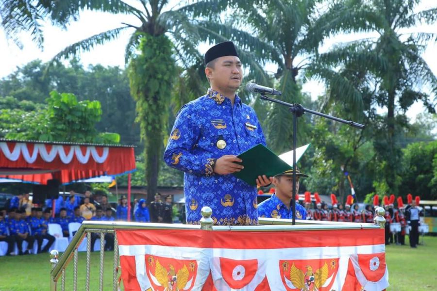 Bupati Labura Hendriyanto Sitorus Irup Hari Pahlawan Naisonal