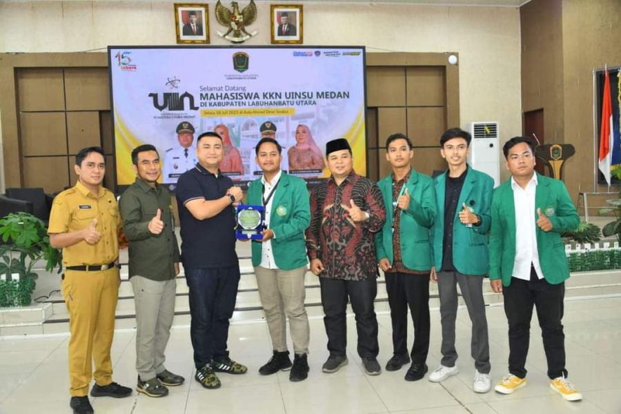 Bupati Labura Hendriyanto Sitorus Sambut 240 Mahasiswa UINSU Laksanakan KKNI