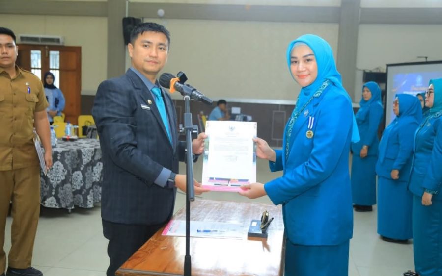 Bupati Labura Kukuhkan Ketua TP.PKK Labura dan Juga melantik Seluruh Pengurus TP.PKK Kabupaten
