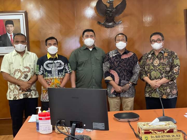 Bupati Labura Kunjungi Menteri Perhubungan RI