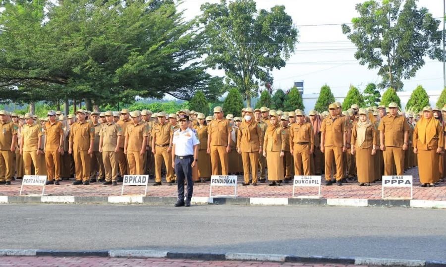 Bupati Labura Pimpin Apel Gabungan ASN, Fokus pada Pengelolaan Sektor Perhubungan