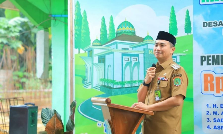 Bupati Lakukan Peletakan Batu Pertama Pembangunan Masjid Ulul Al-Bab