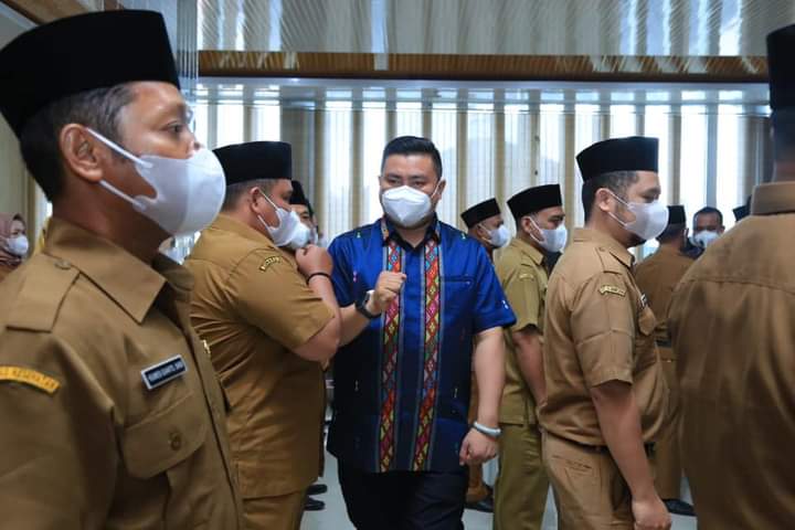 Bupati Lantik Pejabat Administrator, Pejabat Pengawas, Kepala UPTD Satuan Pendidikan dan Kepala UPTD