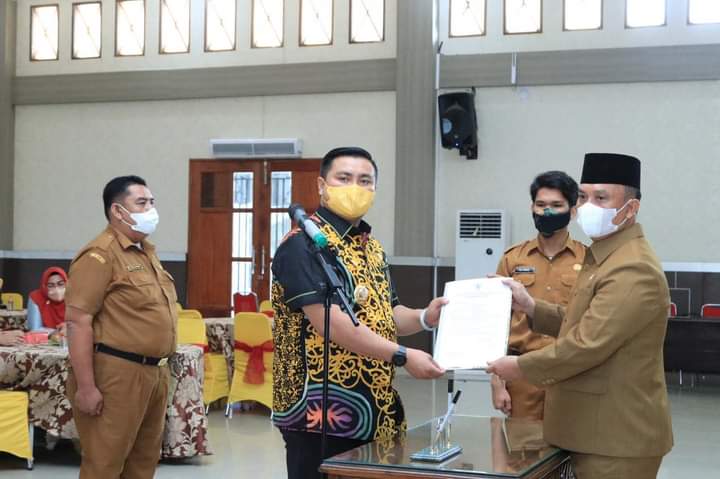 Bupati Lantik Sejumlah Pejabat di Lingkungan Pemkab Labura 