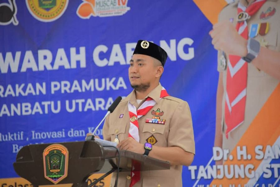 Bupati Membuka Kegiatan Musyawarah Cabang Gerakan Pramuka Tahun 2025