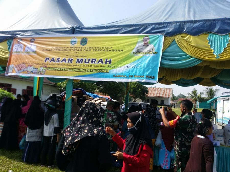 Disperindag Labura Gelar Pasar Murah Sembako
