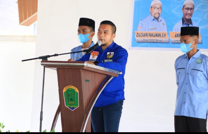 DPD KNPI, BPC HIPMI Labura Gelar Gebyar Vaksinasi Dan Bagi Sembako