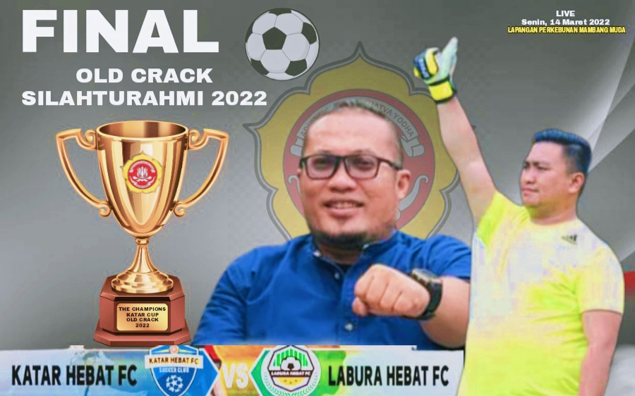 Final, 2 Raksasa Old Crack Silahturahmi Katar FC dan Labura Hebat Akan Adu Skill