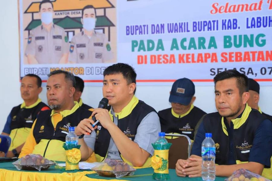 Giat Bung Desa tahap 17, Bupati Ajak Masyarakat Kompak Membangun Labura 