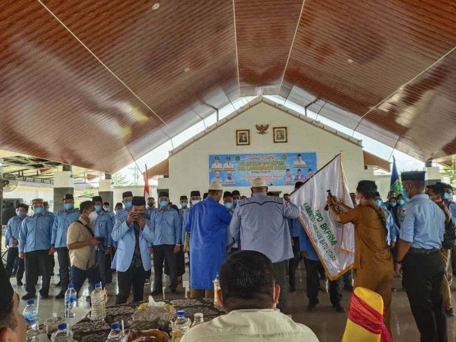 H. Rory Resmi Dilantik Jadi Ketua DPD BKPRMI Labura Periode 2021-2025