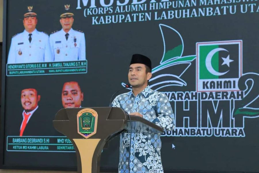 Hadiri Musda II, Wabup Samsul Ajak KAHMI Berkontribusi Membangun Labura 