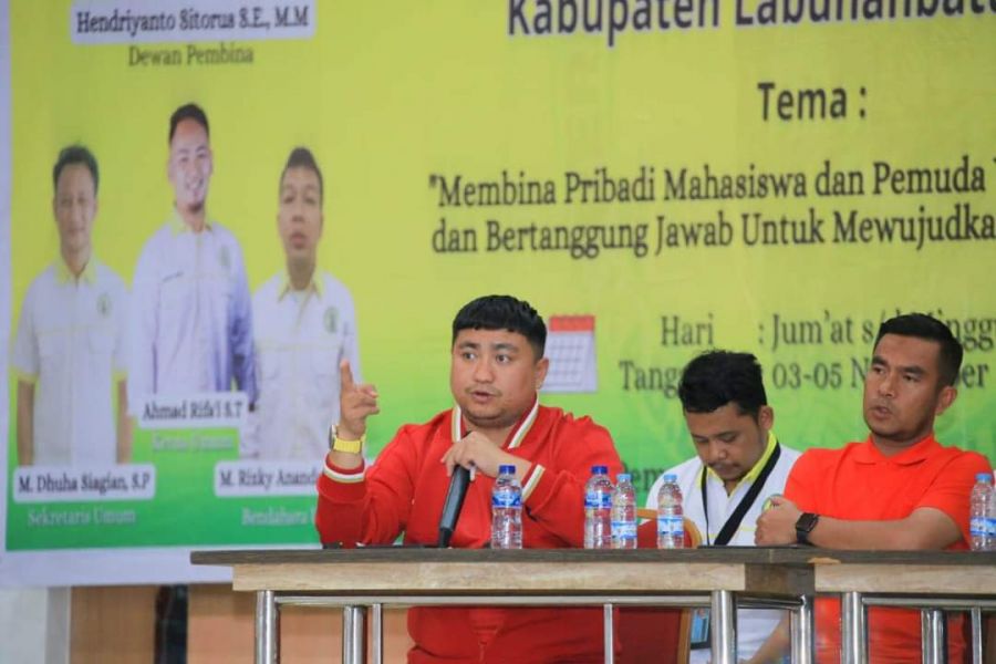 Hadiri Pelatihan Kepemimpinan PMP Labura, Bupati Hendriyanto : PMP Adalah Bagian Dari Keluarga 