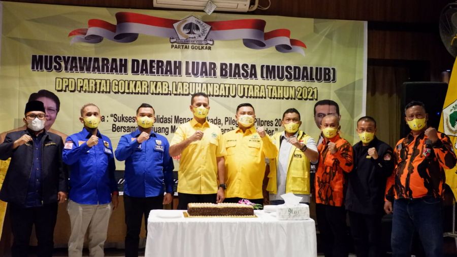 Hendriyanto Sitorus Terpilih Secara Aklamasi Pimpin Partai Golkar Labura