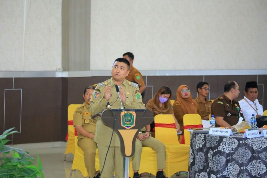Ikuti Verifikasi Lapangan KLA Secara Hybrid, Bupati Optimis Labura Raih Kategori Nindya 