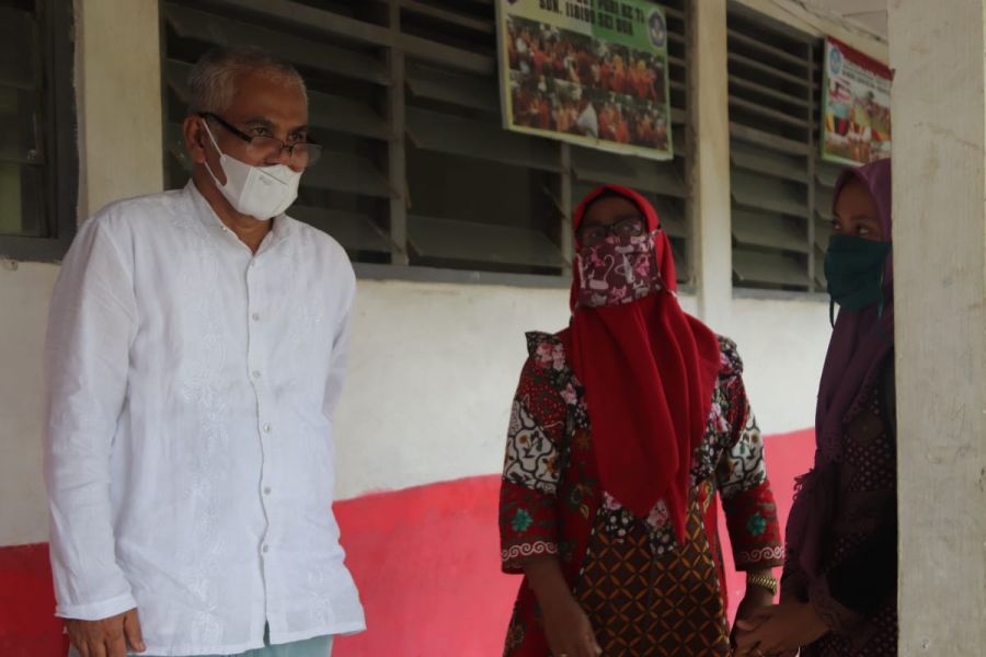 Kadis Pendidikan Labura Monitoring Sekolah di Kualuh Leidong