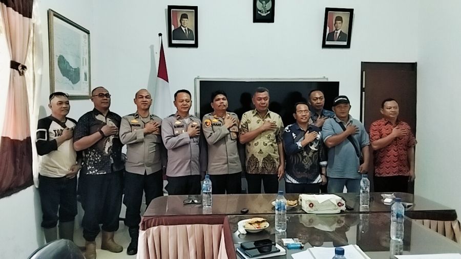 Kapolsek Kualuh Hulu Kunjungi PTPN Labuhan Haji Bahas Pengamanan Pencurian Kelapa Sawit