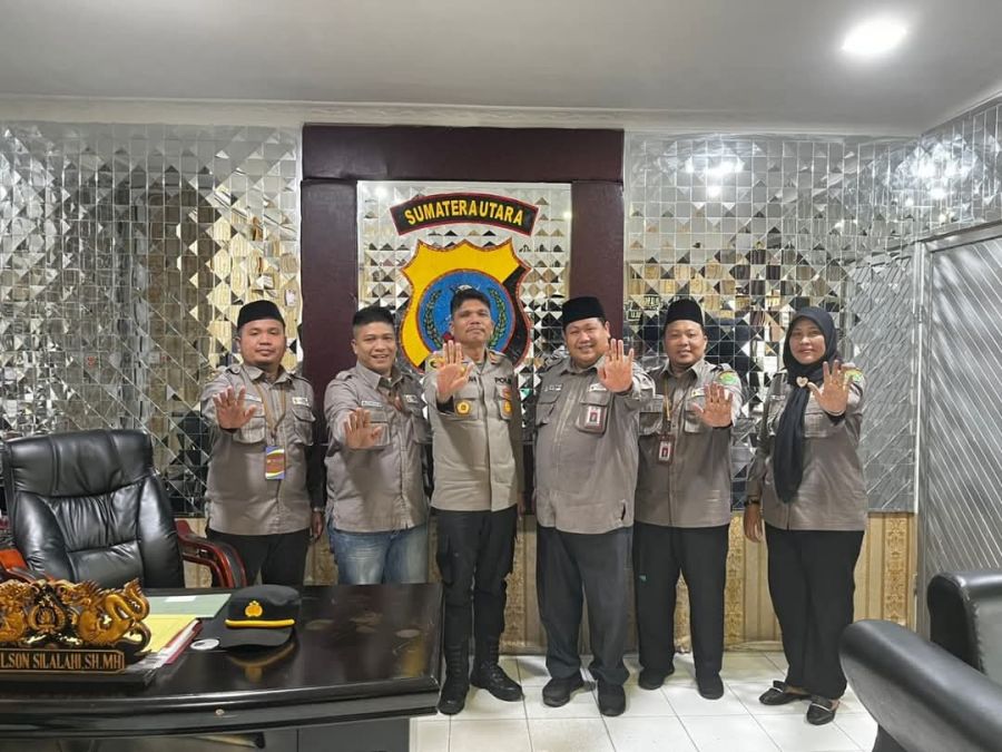 Kapolsek Kualuh Hulu Sambut Hangat Kunjungan KPAD Labura dan Siap Berkolaborasi Pengawasan Anak