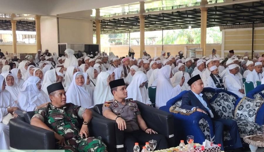 Kapolsek Na IX-X Hadiri Silaturahmi Mursyid Tarekat Naqsyabandiyah se-Labuhanbatu Raya