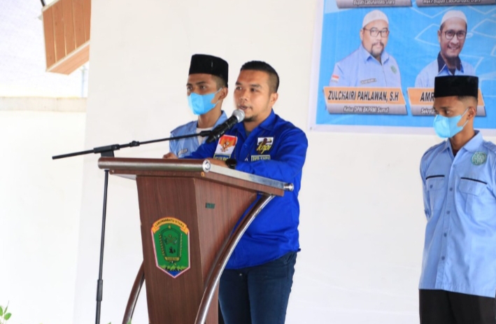 Ketua DPD KNPI Hadiri Pelantikan BKPRMI Labura