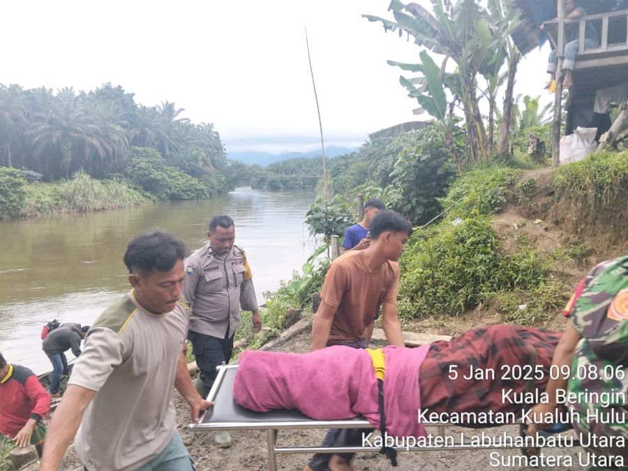 Korban Tenggelam di Desa Kuala Beringin, Ini Penjelasan Kapolsek Kualuh Hulu AKP Nelson