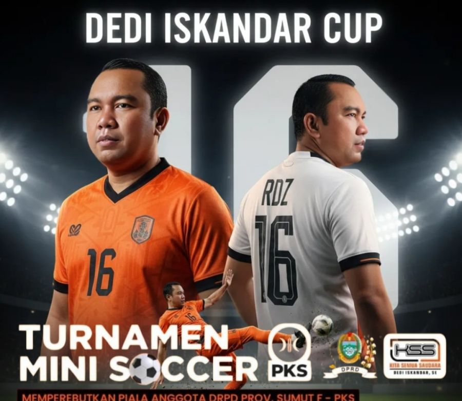 Kouta Penuh! 32 Tim Pastikan Berlaga di Turnamen Mini Soccer Piala Anggota DPRD Sumut Dedi Iskandar