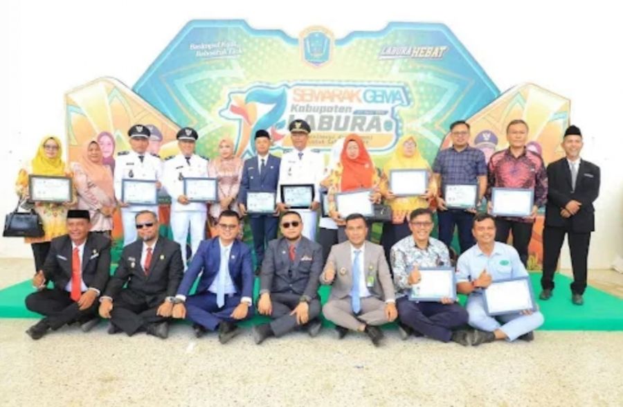 Lomba Kantor Bersih, Desa Sidua dua, Gunung Melayu dan Mambang Muda, Raih Juara 1,2 dan 3 HUT Labura
