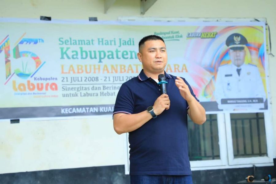 Meriahkan HUT Labura ke 15, Bupati Hendriyanto Buka Secara Resmi Lomba Senam Ahoy