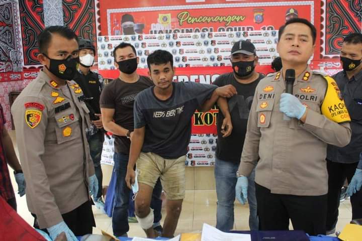 Nekat Serang Petugas Dengan Samurai, Tole Akhirnya Didor