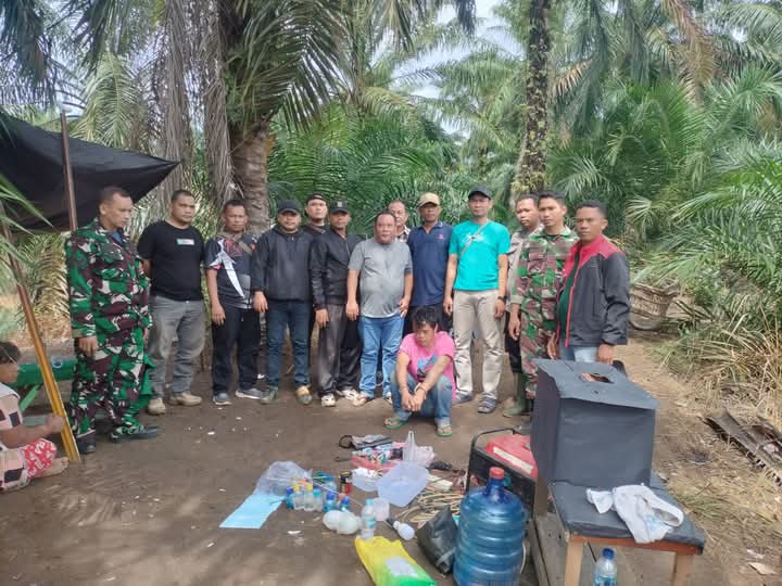 Operasi Gabungan, Intel Kodim 0209 dan Sat Narkoba Polres Labuhanbatu Gerebek Lokasi Narkoba