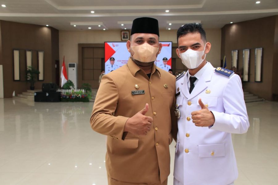 Panji Tri Asmara Dilantik Menjadi Camat Kualuh Hulu
