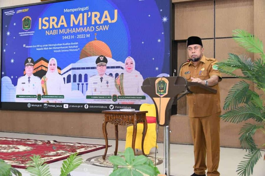 Pemkab Labura gelar Peringatan Isra MiIsra Mikraj Nabi Muhammad SAW 1443 H