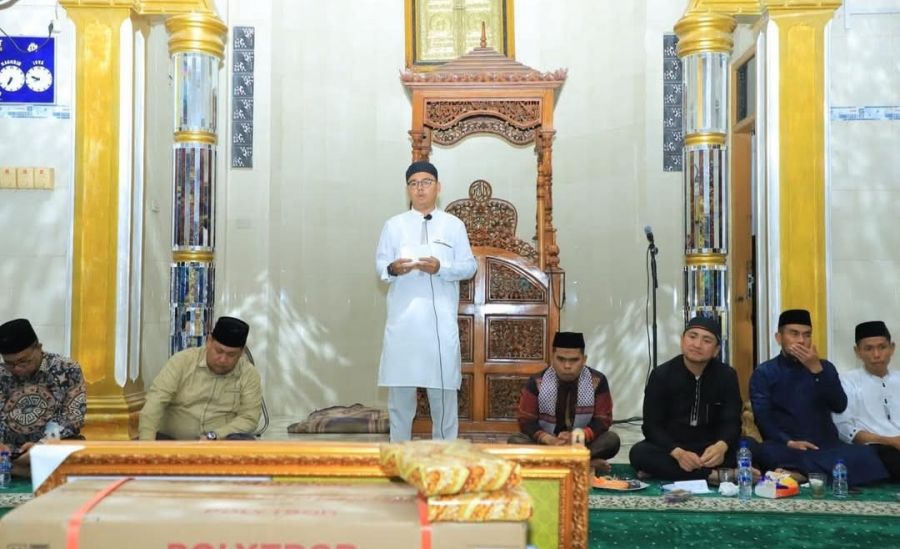 Pemkab Labura Safari ramadhan di Masjid Baiturrahman Kecamatan Na IX-X