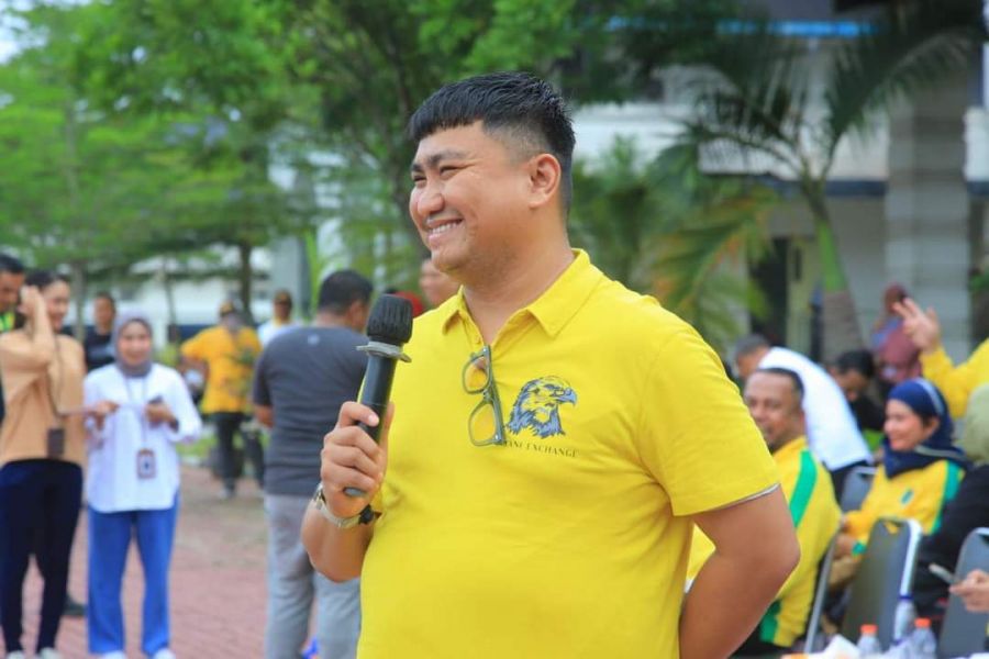 Peringati HUT Korpri ke 52, Bupati dan ASN Labura Jalan Santai Bersama 